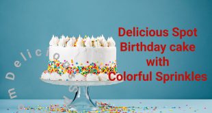 Vibrant White Birthday cake